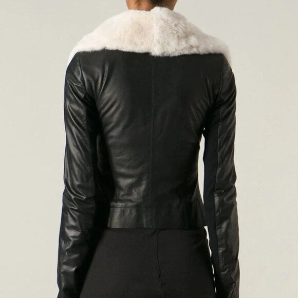 REX Fur leather Women's Jacket - Picture 3 of 4